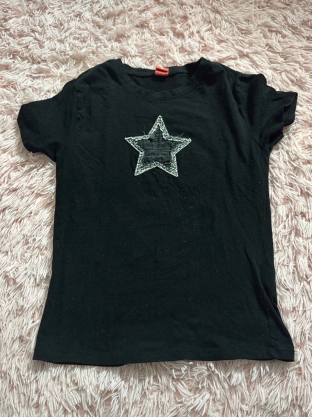 Black Tee with Center Star